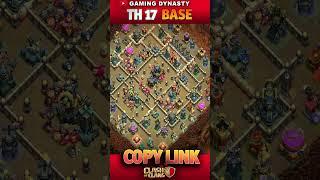BEST TOWN HALL 17 BASES 3 #shorts #clashofclans #shortsfeeds #shortvideo #short #supercell
