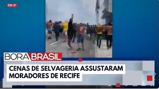 Briga entre torcedores de Sport e Santa Cruz causa pânico em Recife | Bora Brasil