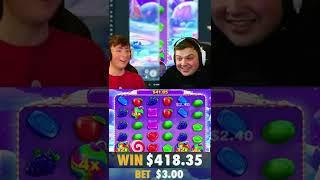 INSANE $1500+ WIN On SWEET BONANZA.. #shorts #slots #sweetbonanza