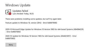 How To Fix Windows Update Error 0x80070002 on Windows 11/10