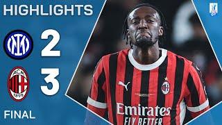 INTER MILAN 2 3 HIGHLIGHTS Abraham Scores Last Minute Winner EA SPORTS FC Supercup 2025