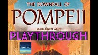 The Downfall Of Pompeii Board Game I Playthrough