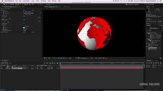 World Globe After Effect Tutorial Basics