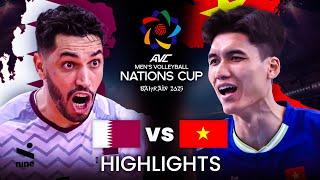  QATAR vs VIETNAM  | HIGHLIGHTS | AVC Men's Nations Cup 2025