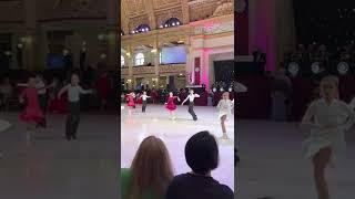 Blackpool Dance Festival 2022 - Juveniles Latin - Cha Cha. Lily and Brian Ballroom Impact Atlanta