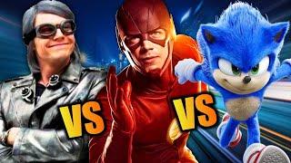 Flash Vs Sonic Vs Quick Silver // who is the Fastest ??