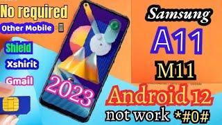 Samsung A11 FRP Bypass Android 12/ Samsung A115F Frp bypass/ Samsung Galaxy A11 google lock remove