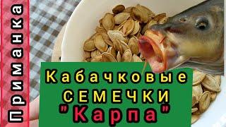 АРОМАТНАЯ Приманка НА КАРПА И КАРАСЯ!!! Кабачковые семечки для рыбалки!!!