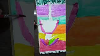 water colour painting | painting| fast painting | time lapse