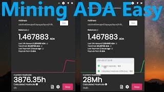 Mining CARDANO (ADA) using GPU/CPU | Very easy Tutorial | unMineable | 2022