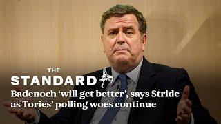 Badenoch ‘will get better’ says shadow chancellor Sir Mel Stride as Tories’ polling woes continue