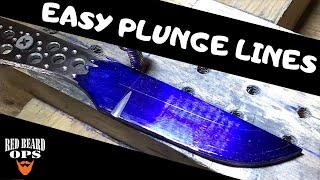 Plunge Lines and Bevels - The Easy Way