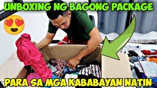 PB TEAM NONOY NAG UNBOX NG PACKAGE PARA IPAMIGAY SA MGA KABABAYANG WALANG MGA DAMIT