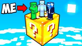 Can We Survive Minecraft's BIGGEST LUCKY BLOCK?