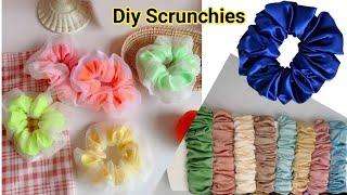 Zakolka yasash 2023,diy scrunchies, how to make scrunchies at home/#diy #scrunchies #handmade