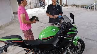 Unboxing | Antar Unit sampai rumah konsumen | Kawasaki Ninja250 abs SE smart key terbaru2022