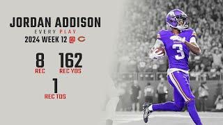 Jordan Addison Week 12 Replay: Every Target and Catch @ Chicago Bears