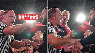 LEVAN SAGINASHVILI ATTACKS THE REFEREE??