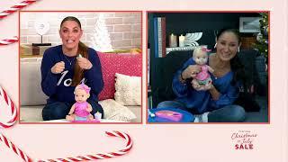 Mealtime Magic Interactive Feeding Baby Doll on QVC