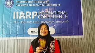 IIARP Conference Bangkok, Thailand On 27th Jan 2019