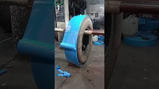 #Tyres#Welding#rolling.10.00R20 Resoling cooling Radial tcoating