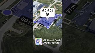 Measure Warehouse Space! Effortless GPS Area Calculator for Real Estate Pros | #Short #YTShort