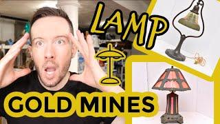 How To Spot The Most Valuable Table Lamps! Buying to Resell / Flip Online Haul Video!