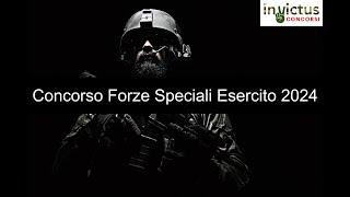 Concorso Forze Speciali Esercito 2024