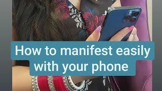 Manifest your dreams with your phone | Manifestation Technique | Dr. Sanya | Infinity Blessings