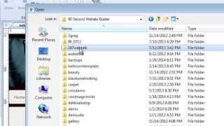 90 Second Website Builder - Version 9 - Saving and Opening Your Website Projects