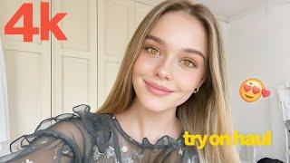 4k Fishnet Outfit Transparent Try On Haull Lingerie Try On Haul | See Through Bikini Try On Haul # 6