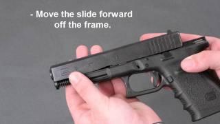 Glock 19 Pistol Take Down - Disassembly & Lubrication