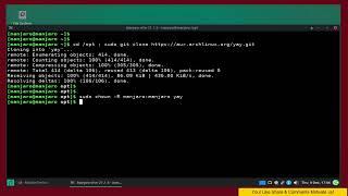 Manjaro / Arch - How To Install Yay AUR Helper On Manjaro 21.2.0 Linux