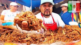 Comida Mexicana Extrema en Michoacán  TACOS DE CARNITAS GIGANTES + 8 Horas Tour de la Capital