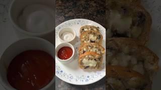 Mushroom Bruschetta Recipe to Die For! #shorts #youtubeshorts #food #mushroom #bruschetta #cheese