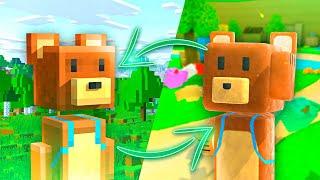 СУПЕР МИШКА Баарен попал в МАЙНКРАФТ! Супер Беар Адвенчер | Super Bear Adventure minecraft