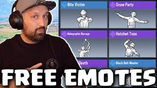 FINALLY! We get 5 FREE EMOTES in COD Mobile