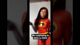 Cosplaying In 2020 vs 2022  |Nsara reigns | #disney  #Pixar #incredibles