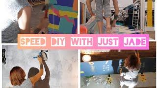 Speed DIY and decorating - room makeover