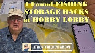 Fishing Storage HACKS from HOBBY LOBBY!