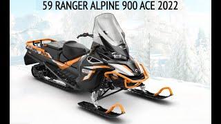 Обзор снегохода Lynx  59 Ranger Alpine  900 ACE 2022  с аксессуарами.