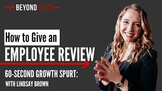 How to Give An Employee Review