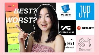 ranking kpop companies to audition for (worst to best IN A TIER LIST LET'S GO)