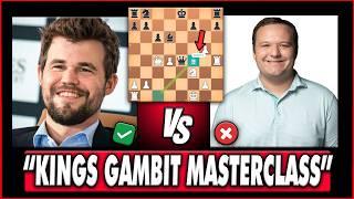 Magnus Carlsen EMBARRASSES Master w/ Kings Gambit!