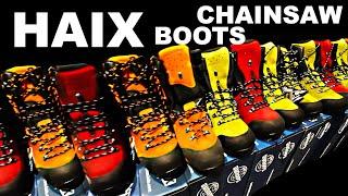 CHAINSAW CUT PROTECTION BOOTS.. HAIX!