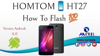 HOMTOMHT27 How To Flashطريقة عمل الفلاش