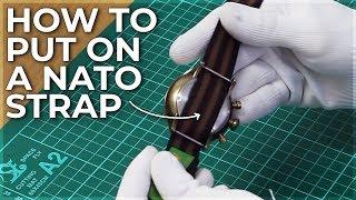 How to put on a Military Nylon Watch Strap