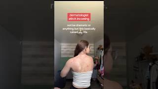 How to clear back/body acne at home, from a dermatologist. Stitch with Dani #bodyacne #skincare