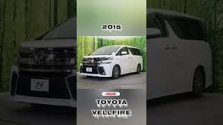 Evolution of Toyota Vellfire (2000~2022) old to new model car#shorts