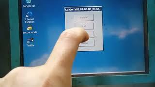 Siemens touch panel "MP 277 8" touch" backup procedure using USB Pendrive